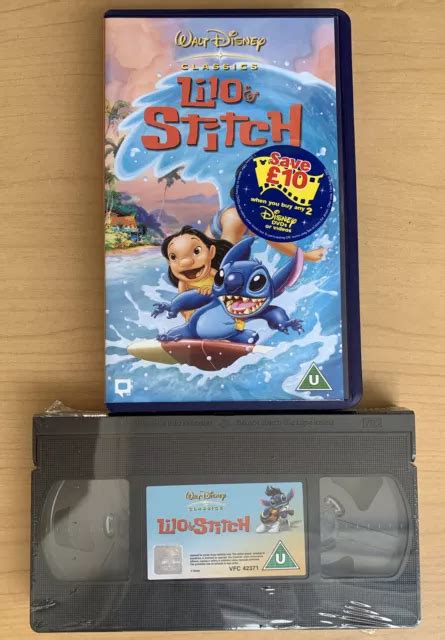 Lilo And Stitch Disney Vhs Video Cassette Tape Fast Uk Dispatch