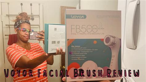 VEDA DAY 29 TRYING A SKINCARE FACIAL BRUSH REVIEW UNBOXING VOYOR