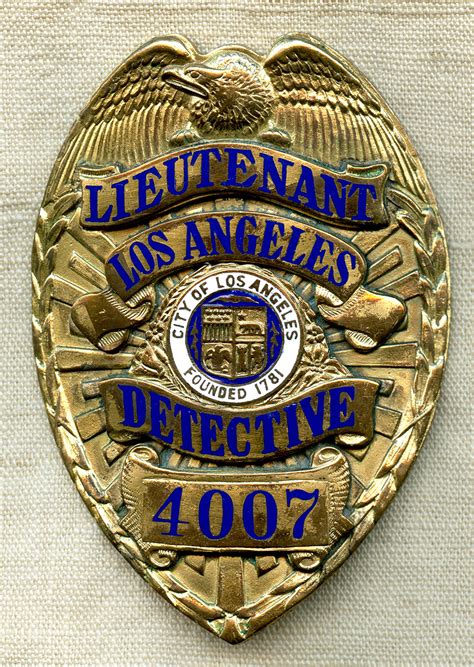 Homicide Detective Badge