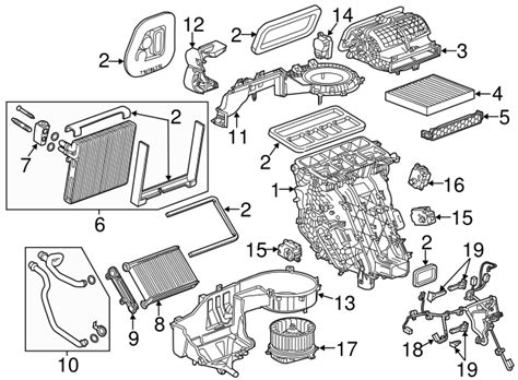 Chevrolet Impala Heater And Air Conditioning Evaporator Case