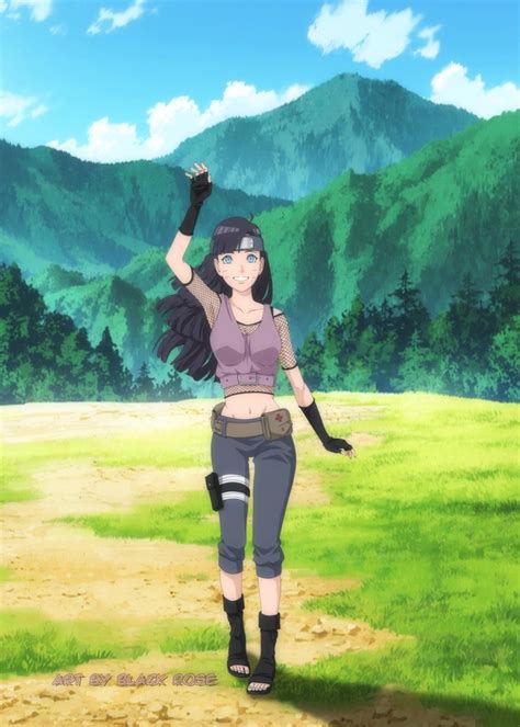 Himawari Training By Byblackrose On Deviantart Anime Naruto