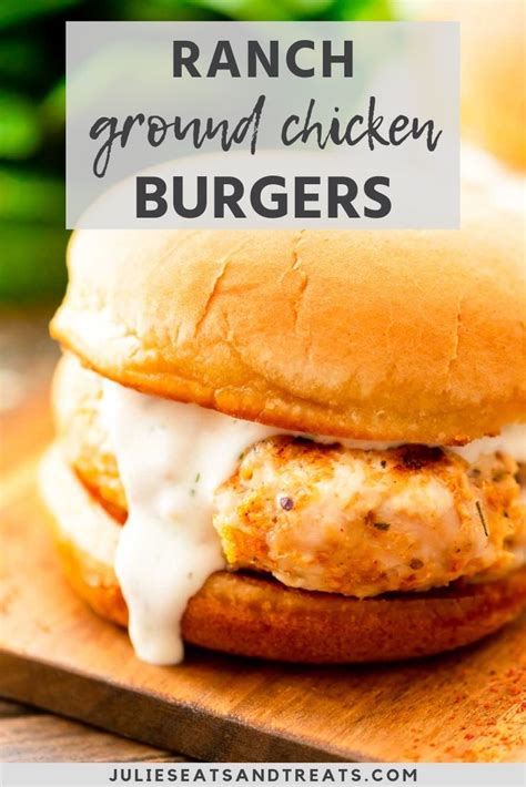 Ground Chicken Burgers Are A Great Burger Recipe With A Fun Spin It Uses Ground Chicken And Is