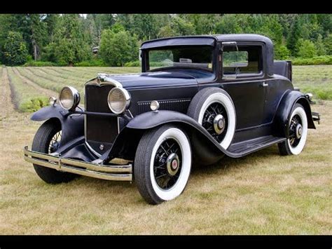 1930 Hupmobile 6 S Rumble Seat Coupe - Charvet Classic Cars - YouTube