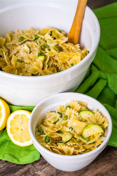 Lemon Basil Summer Pasta Salad Live Play Eat