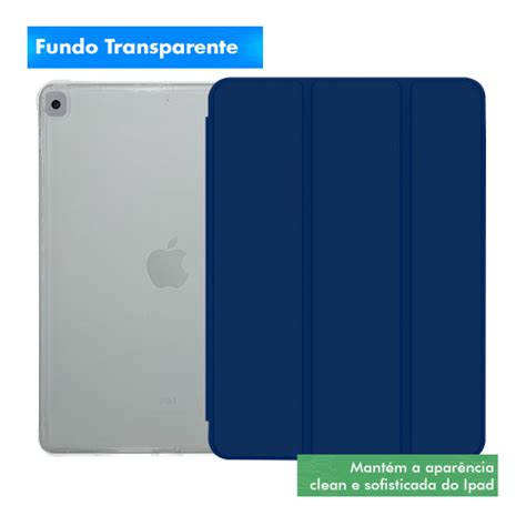 Capa Case Ipad 9 9ª Geração 2021 10 2 Smart Couro Magnética Porta