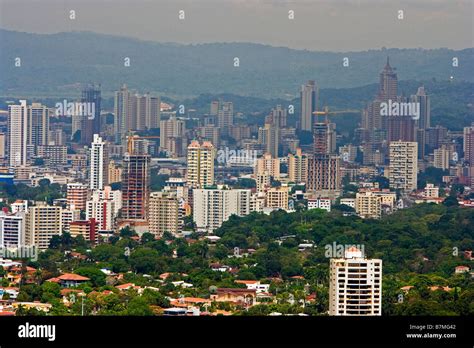 Panama City aerial view Stock Photo - Alamy