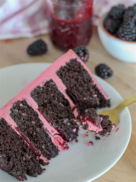 Chocolate Blackberry Cake5 Cake By Courtney