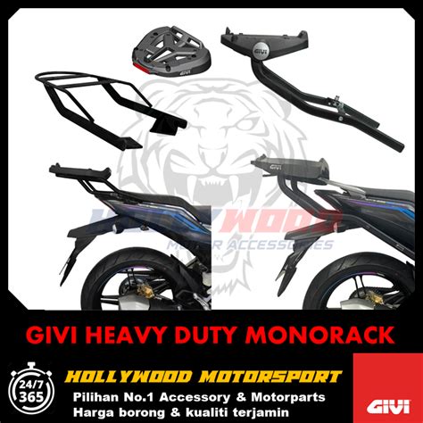 GIVI MONORACK EXTREME HEAVY DUTY ADVANCE RACK FOR ALL PVC TOP BOX