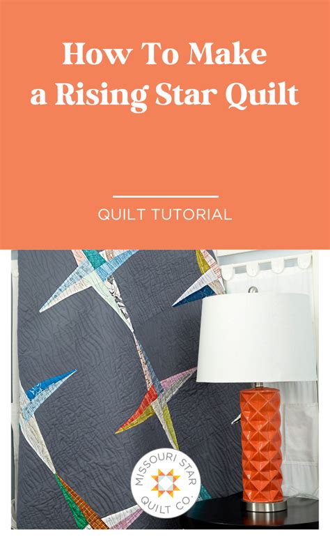 Rising Star Quilt Using Jelly Rolls Quilting Tutorial Missouri Star