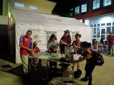uniting    rotary club bekasi rayas response   bekasi