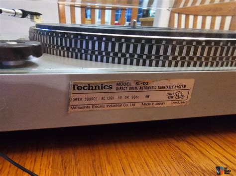 Technics SL D3 Restored Full Auto Direct Drive Turntable Photo 5090613