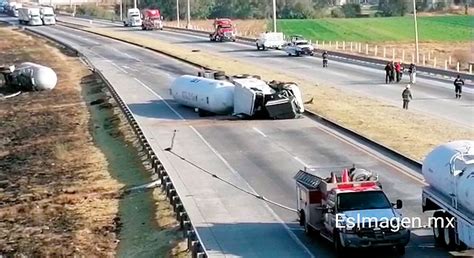 Volcadura De Pipa En Arco Norte Provoca Caos Vehicular En La Autopista