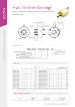 Electric Slip Ring Mw Series Moflon Ethernet Usb Profibus