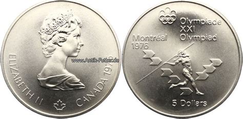 Montr Al Kanada Dollars Elizabeth Ii Canada Olympiade Xxi