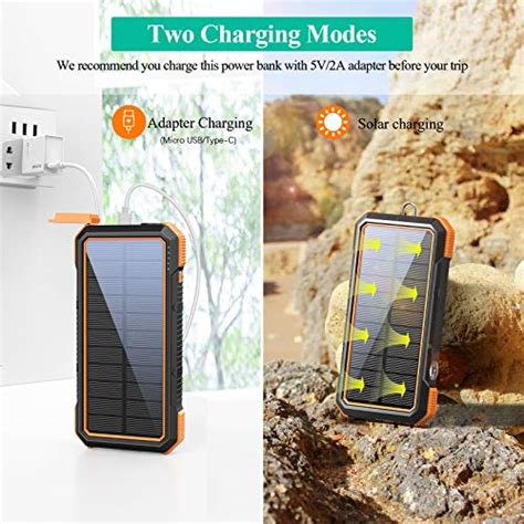 Blavor Solar Charger Power Bank 18w Qc 30 Portable Wireless Charger 10w75w5w With 4 Outputs