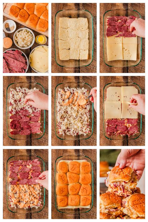 Easy Baked Reuben Sliders