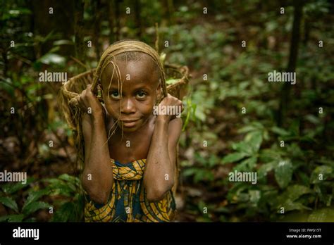 Bayaka Pygmies In The Equatorial Rainforest Central African Republic