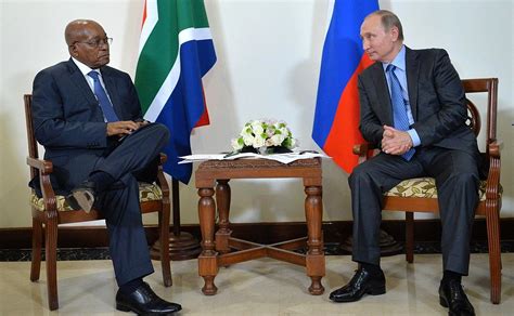 Meeting With President Of South African Republic Jacob Zuma • President Of Russia