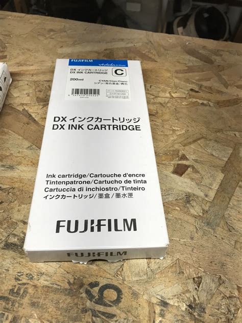 Fujifilm Cyan Dx Ink Cartridge Ml Dx Genuine New