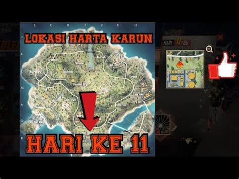 Letak Lokasi Harta Karun Elite Pass Season Hari Ke Free Fire