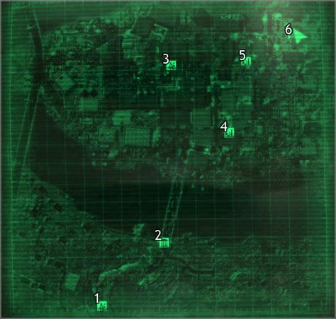 Main Map Of The Pitt Maps Fallout 3 The Pitt Game Guide