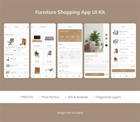 Premium Psd Ecommerce Shop App Ui