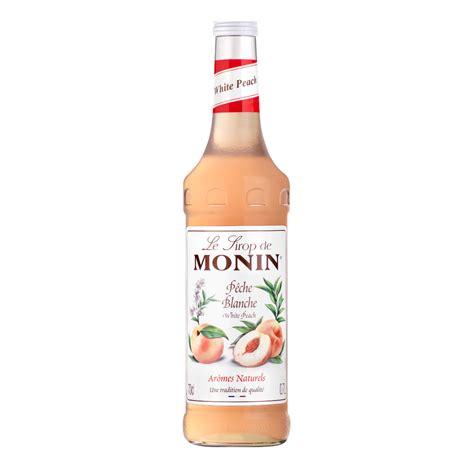 Monin White Peach Syrup 70cl Jarrold Norwich