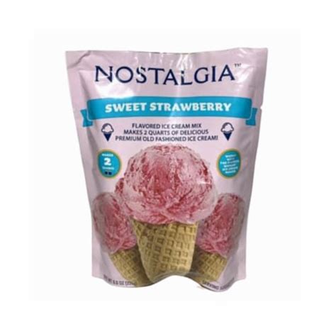 Englewood Marketing Group 112087 Nostalgia Premium Strawberry Ice Cream