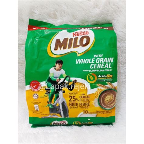 Jual Milo Active Go Whole Grain Sereal Malaysia Isi Sachet Milo