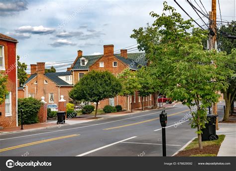 Streets Historic Center Old Town Winchester Virginia Stock Photo by ...