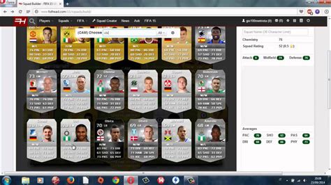 Squad Builder Fut Barclays Pl Nigeria Cheap And Op Youtube