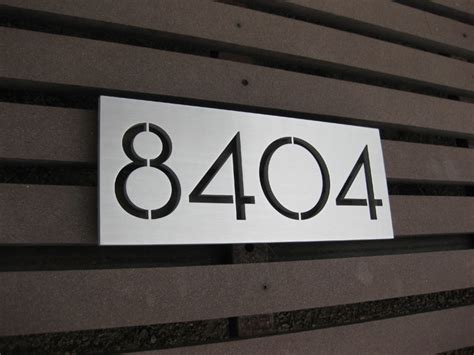 modern house numbers - plaques - Modern - Exterior - Phoenix - by ...