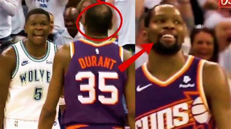 ANTHONY EDWARDS GOES OFF ON KEVIN DURANT AFTER MINNESOTA TIMBERWOLVES