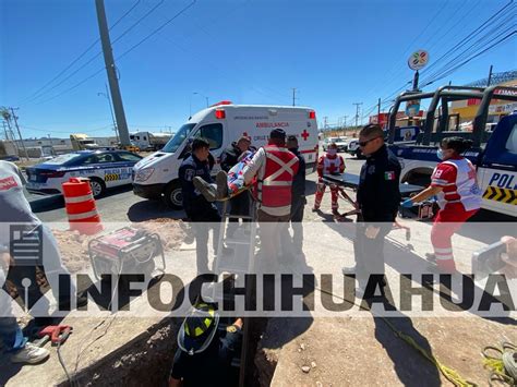 Trabajador Queda Atrapado En Derrumbe Al Norte De La Ciudad Infochihuahua