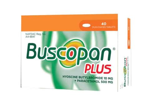 Buscopan Plus Tablets 40 S