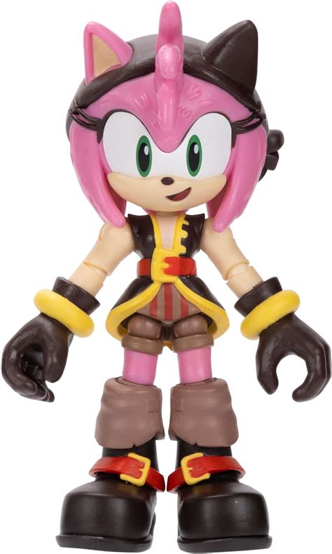 Sonic Prime Figura De Acci N De Cm Color Rosa Negra Sin Lugar