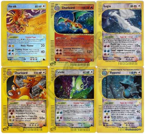 Pokemon Cartes Ultra Rare E Cards Cristal Expedition Aquapolis