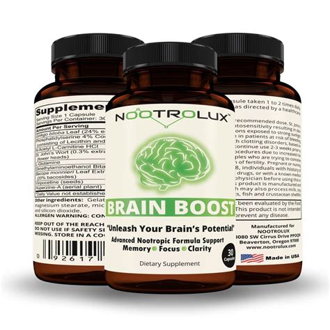 Nootrolux™ Brain Boost The Best Nootropic Stack