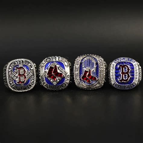 Boston Red Sox 2004, 2007, 2013 & 2018 World Series MLB championship ...