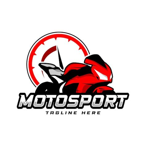 Premium Vector Vector Motorcycle Motorsport Logo Design Template