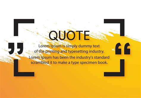 Modern Quotes Communication Template With Orange Brush Design 1040664