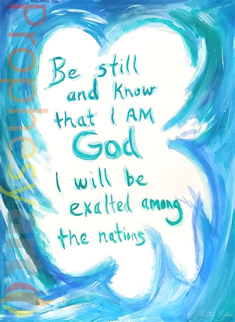 Be Still And Know - ArtDevotions