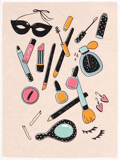 10 Dibujos De Maquillaje