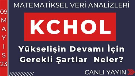 Kchol Y Kseli Buraya Kadar M Kchol Hisse Senedi Teknik Analizi