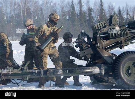 U S Army Paratroopers Assigned To Bravo Battery Nd Battalion Th