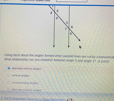 Solved Ics Und Parater Lines Using Facts About The Angles Formed When