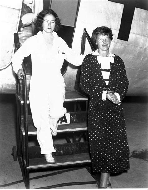 Amelia Earhart With Her Sister