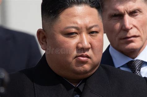 Portrait Of The Secretary General Of The DPRK North Korea Kim Jong Un