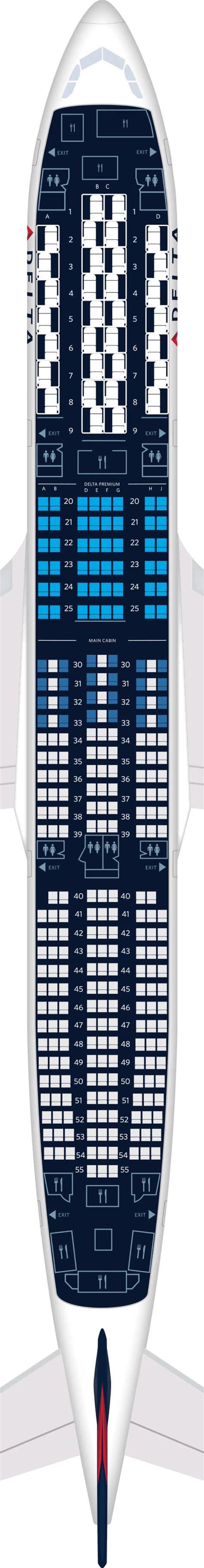 Airbus A350 Seat Map - Tourist Map