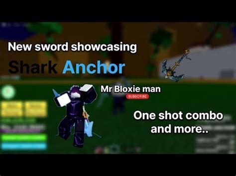 New Sword Shark Anchor Showcasing And Combo Vid Blox Fruits Roblox